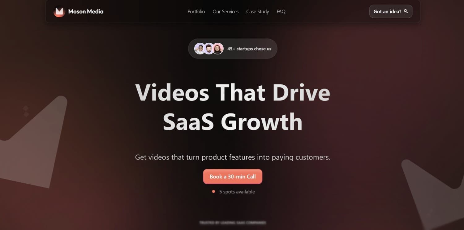 MOSON MEDIA — SAAS VIDEO GROWTH ENGINE — Octarnal case study